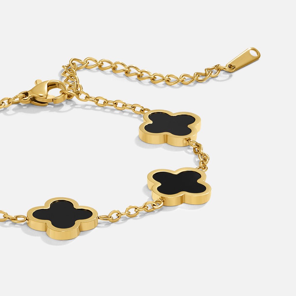 Black Pride Clover Bracelet