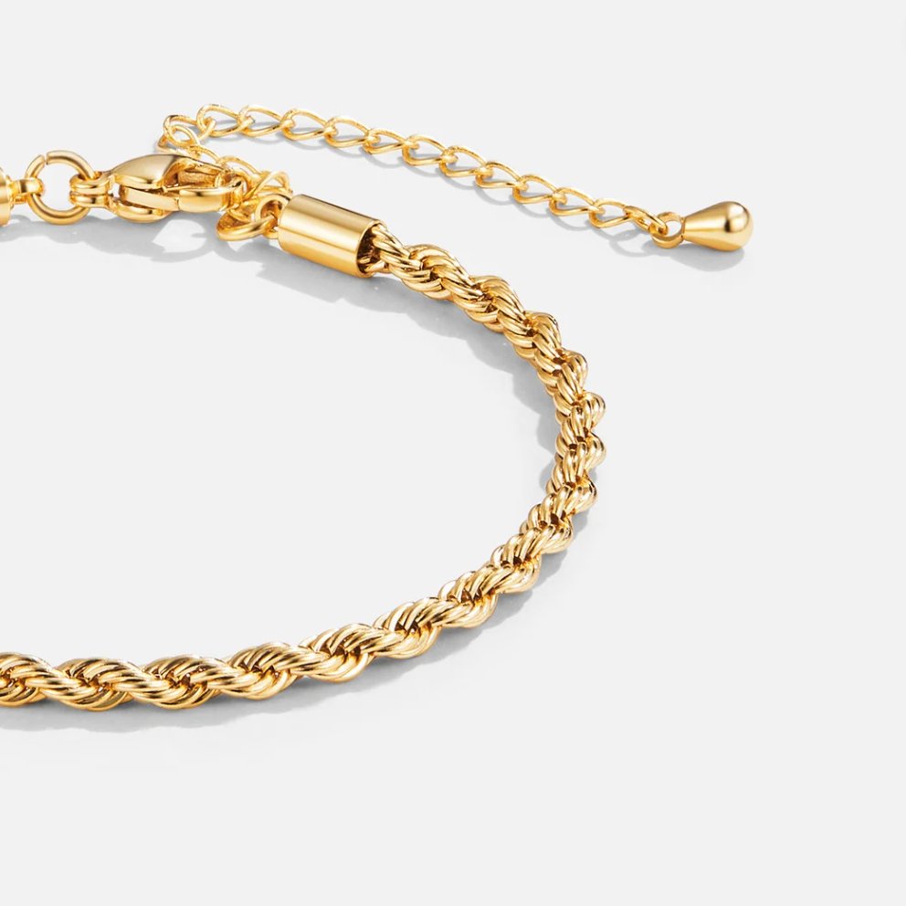 Twisted Gold Bracelet